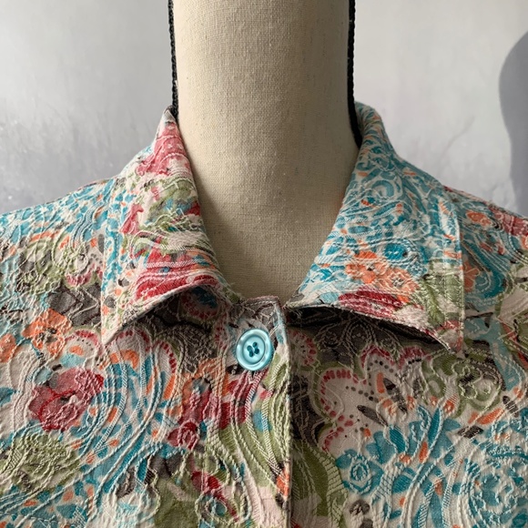 Joni B Light Textured Jacket Size Medium - Picture 2 of 7